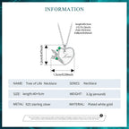 925 Sterling Silver Tree of Life Necklace for Women Elegant & Meaningful Pendant Necklaces