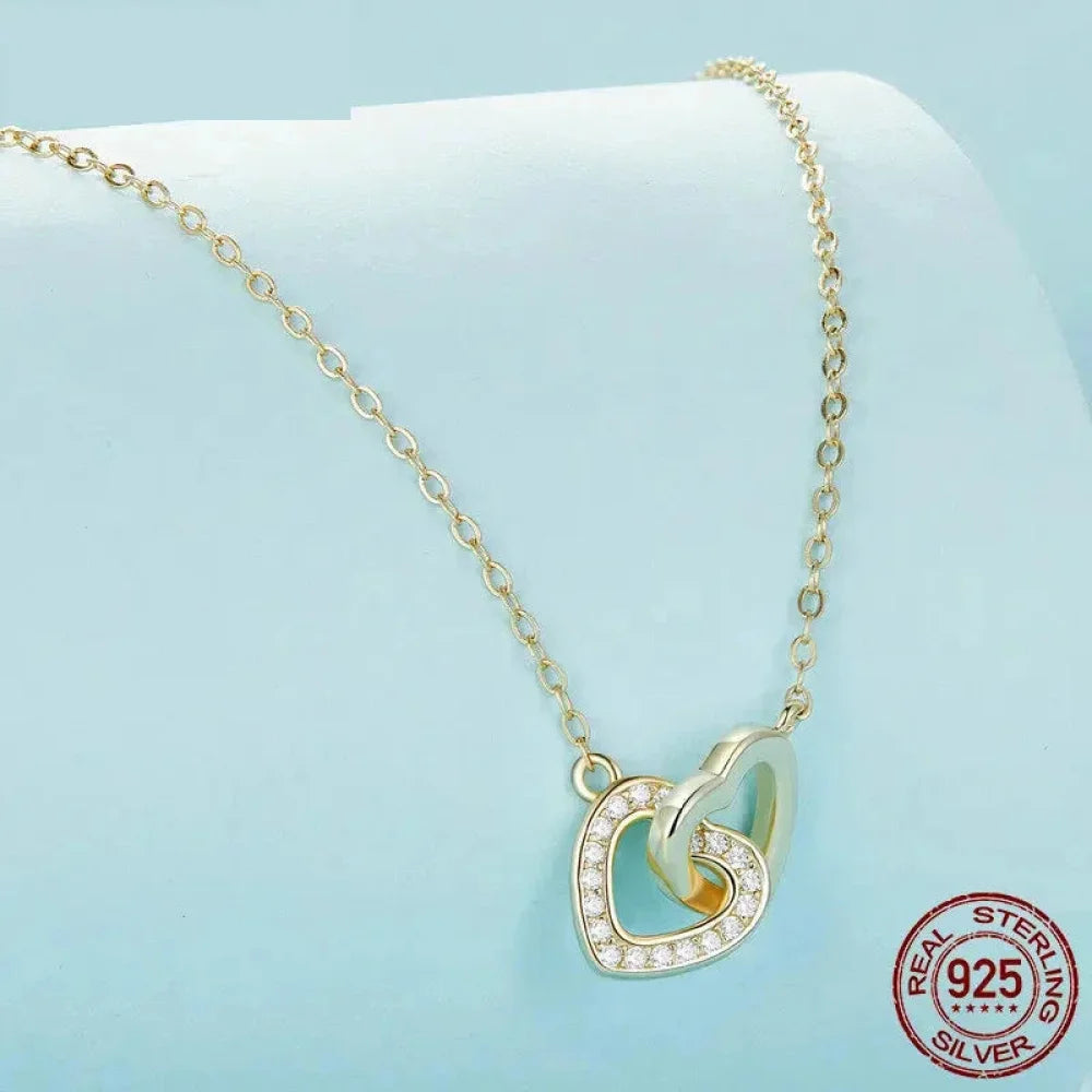 925 Sterling Silver Heart Pendant Necklace - Perfect Valentine’s Day Gift - Necklaces