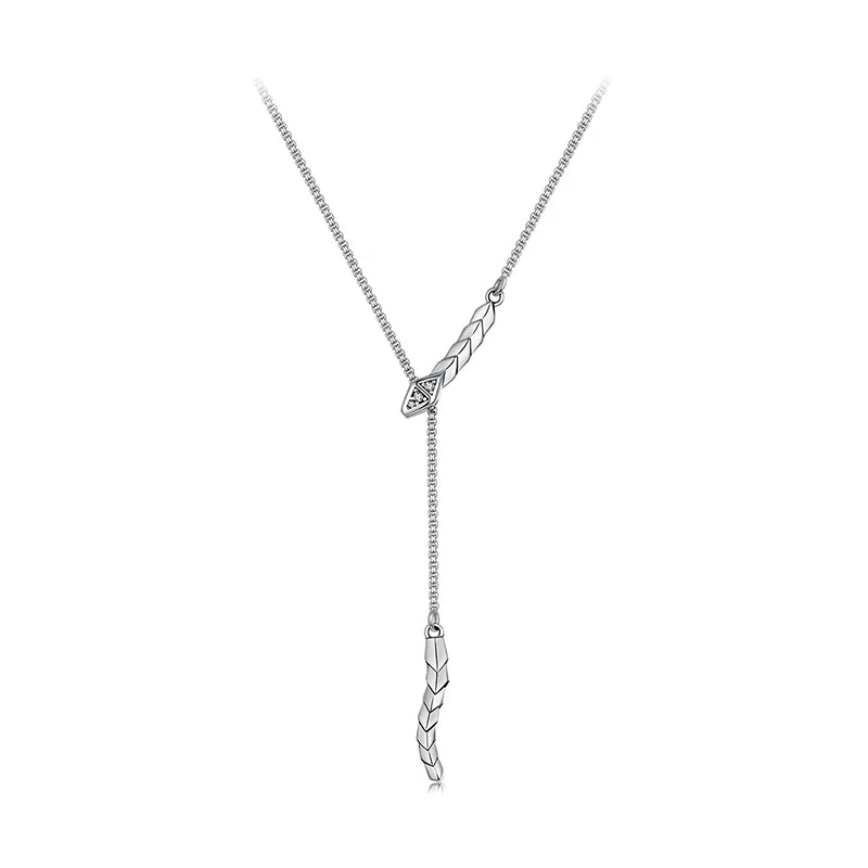 925 Sterling Silver Snake Pendant Necklace - Gothic-Inspired jewellery for Women - Necklaces