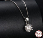 Stellar Shine 1ct Moissanite Sterling Silver Pendant Necklace Necklaces