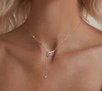 Angelic Elegance: Sterling Silver Angel Wing Necklace Necklaces