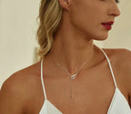 Angelic Elegance: Sterling Silver Angel Wing Necklace Necklaces