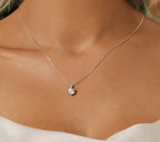Glamorous Gem 1ct Moissanite Sterling Silver Pendant Necklace Necklaces