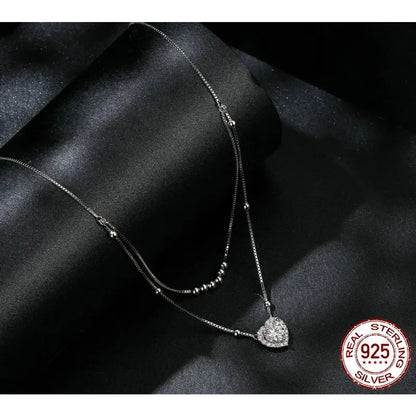 Capture Her Heart with Dazzling Brilliance: 1CT Moissanite Necklace - Necklaces