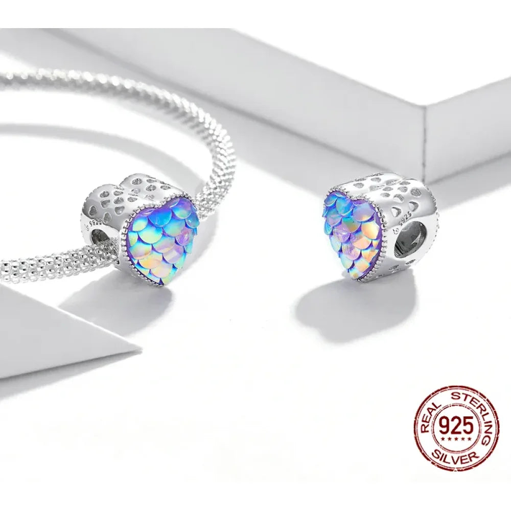 Dazzle in Elegance with 925 Sterling Silver CZ Beads for Bracelets & Bangles - Charms