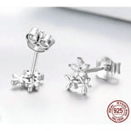 Dazzling Starry Night: 925 Silver Necklace & Ring Set With Cubic Zirconia Jewelry Sets