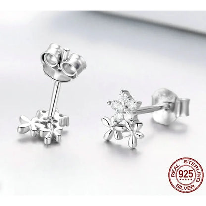 Dazzling Starry Night: 925 Silver Necklace & Ring Set with Cubic Zirconia - Jewelry Sets