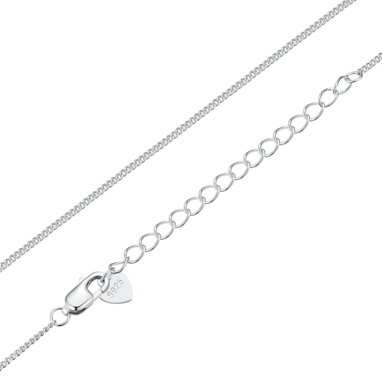 Timeless Elegance: 925 Sterling Silver Adjustable Necklace Chain for Women - Sca025 / 45Cm - Necklaces