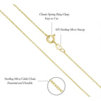 Timeless Elegance: 925 Sterling Silver Adjustable Necklace Chain For Women Necklaces